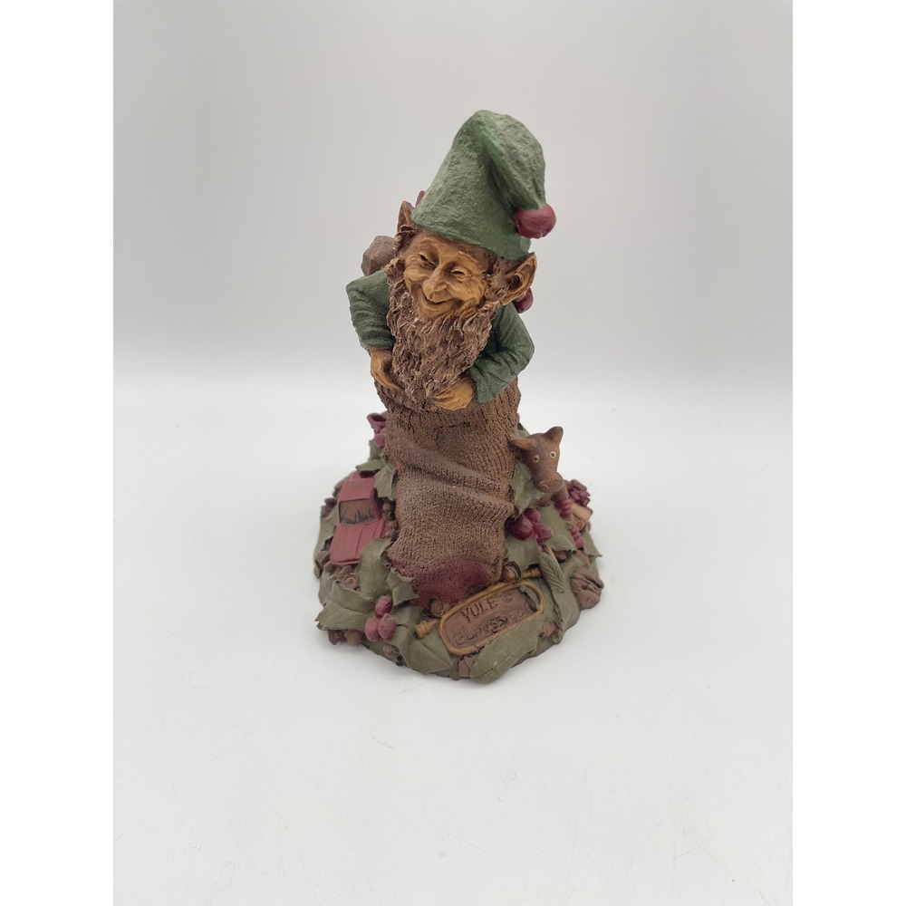 Tom Clark Cairn Studio SIGNED Gnome Yule Figurine 1984 # 55 COA, Original Box